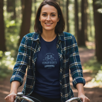 Load image into Gallery viewer, I Brake for Human Rights Bicycle Tee